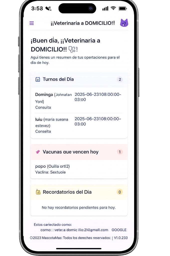MascotaMás Mobile App