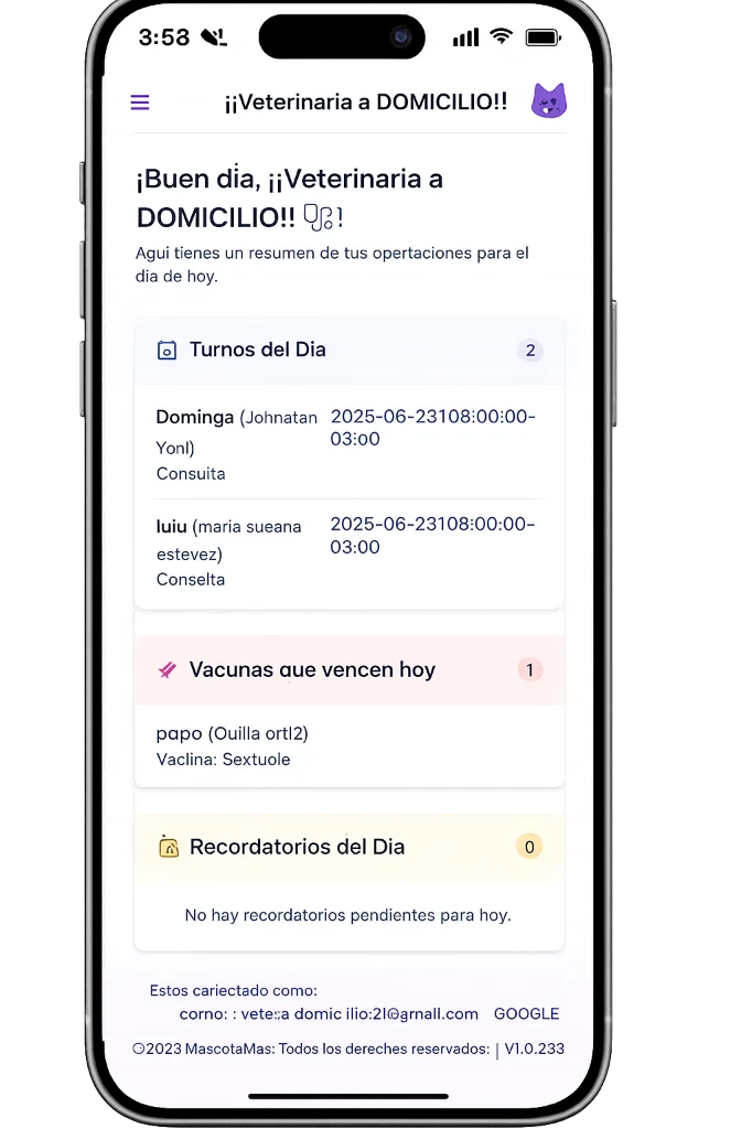 MascotaMás Mobile App