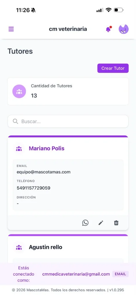 Tutores en celular